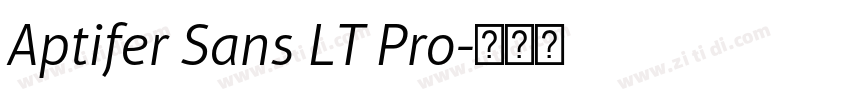 Aptifer Sans LT Pro字体转换